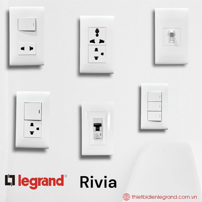 Công tắc ổ cắm Legrand Rivia