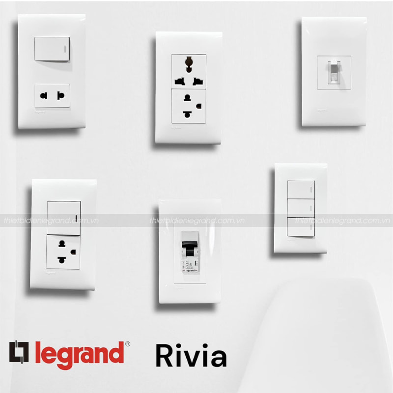 Công tắc ổ cắm Legrand Rivia