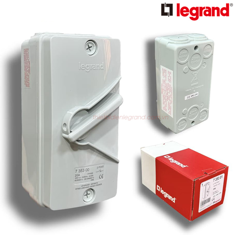 Ngắt điện phòng thấm nước Isolator Legrand