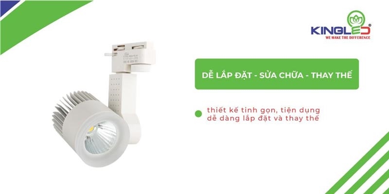 den-roi-ray-cob-de-dang-lap-dat-thay-the Dễ dàng sửa chữa, lắp đặt, thay thế