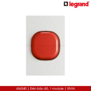 654340 Đèn báo đỏ Legrand Rivia