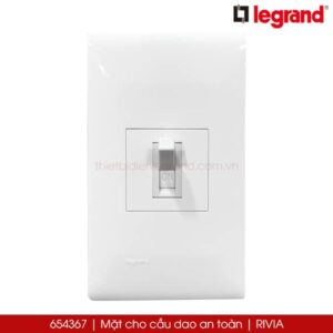 654367 Mặt cho cầu dao an toàn Legrand Rivia