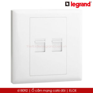 618092 Ổ cắm mạng cat6 đôi Legrand Eloe