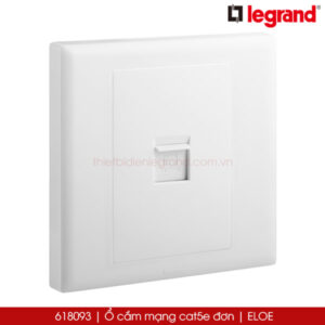 618093 Ổ cắm mạng cat5e đơn Legrand Eloe