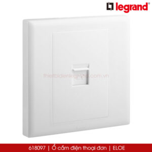 618097 Ổ cắm điện thoại đơn Legrand Eloe