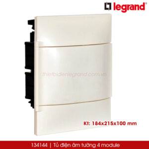 134144 Tủ điện âm tường 4 module Legrand