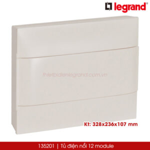 135201 Tủ điện nổi 12 module Legrand