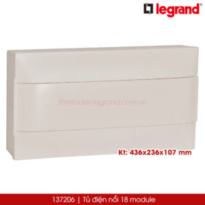 137206 Tủ điện nổi 18 module Legrand