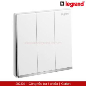 282404 Legrand công tắc ba 1 chiều Galion, màu trắng