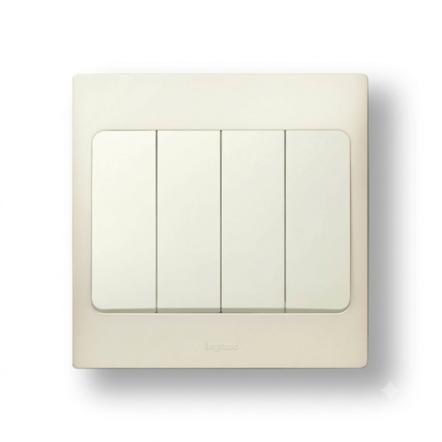 Công tắc bốn màu trắng Mallia – Legrand