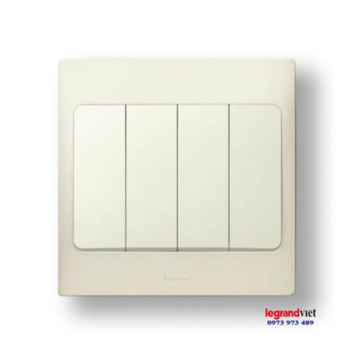 Công tắc bốn màu trắng Mallia – Legrand