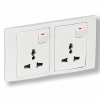 Bộ ổ cắm đôi đa năng màu trắng Mallia – Legrand