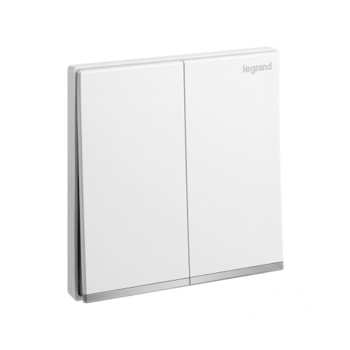 Công tắc đôi 2 chiều màu trắng Galion