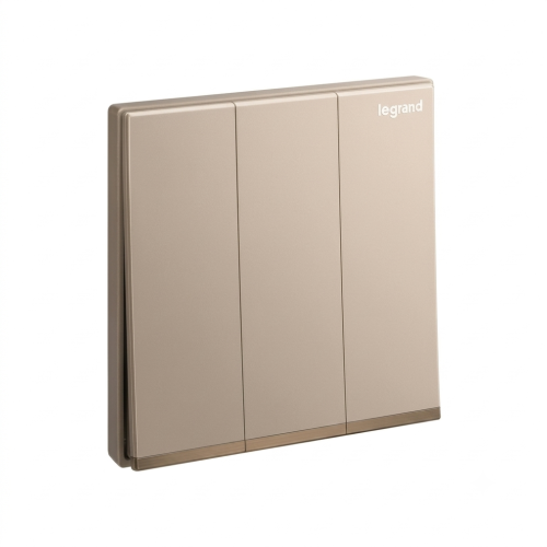 Công tắc ba 2 chiều màu Rose Gold Galion