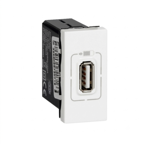 Ổ cắm sạc USB màu trắng – Legrand
