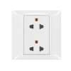 Ổ căm đôi 3 chấu Âu mỹ Belanko 617664