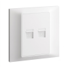 Ổ cắm mạng đôi RJ45 Cat6 Belanko 617692