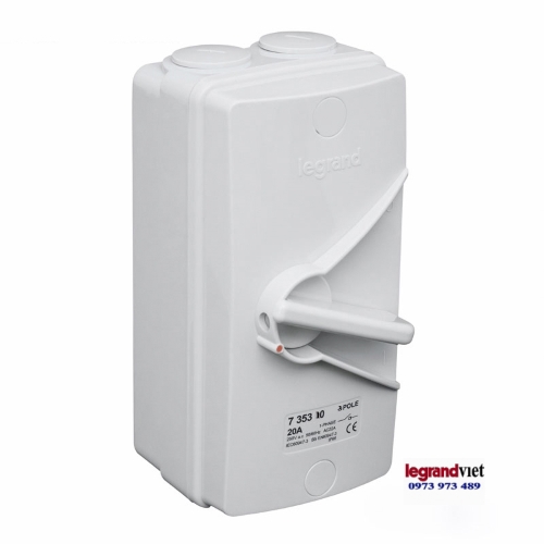 Water Proof Isolator Switch AC22A – 3P 20A 250V AC 50/60HZ
