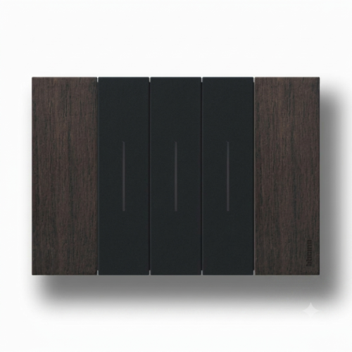 Mặt công tắc Living Now màu Walnut KA4803LG