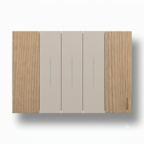 Mặt công tắc Living Now màu Oak KA4803LM
